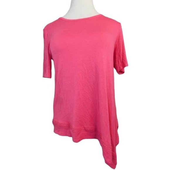 Chico's Tops - Chico's Size L Large (2) A Sym Hot Pink Knit Tunic Top